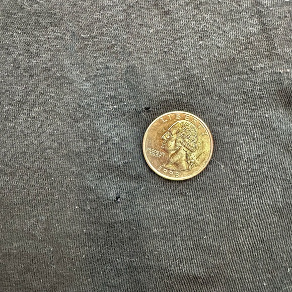 Hollister KISS Band American Flag Lips Graphic T Shirt Charcole Black Medium - Picture 7 of 7